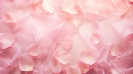 Poster - scattered elegant pink backgrounds with rose