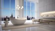 elegant luxury home white interior