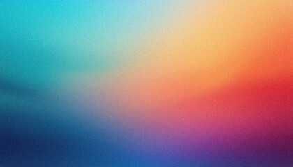 Wall Mural - Vintage grainy color gradient background