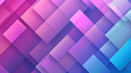 Poster - You can customize your text on this abstract modern squares background.