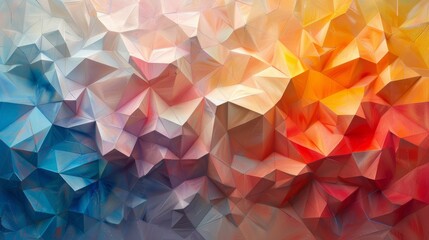 Poster - Abstract geometric Pastel background Special Gradient graphic pattern.