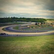 Motorcycles on the race track. Races on the racing circuit. Brno - Masaryk circuit.