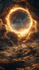 Wall Mural - A galaxy of Eclipse, 3D render