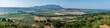 Panoramic view with the Soratte mountain from the village of Stimigliano, in the Province of Rieti, Lazio, Italy.