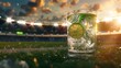 Mojito summer drink in football stadium (Olympic)