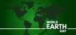 world earth day - vector illustration, banner