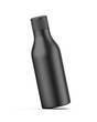 Black Cosmetic bottle with screw cap for liquid soap, gel, lotion, cream, shampoo and bath foam, 3d illustration.