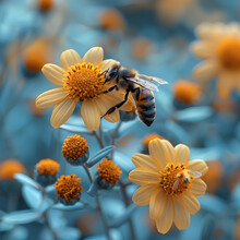 Bee On Daisy