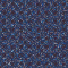 Poster - Pattern design. Rings in multiple colors. Dark blue, light blue, purple, grayish blue. Juicy vector illustration.