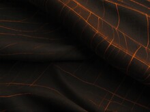 Beautiful And Simple Black And Dark Orange Fabric Like Texture Background Generative Ai, Yellow Burnt Orange Black Fiery Golden Brown Black Abstract Background For Design. Color Gradient, Ombre. Rough