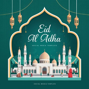 Eid Mubarak Eid ul Fitr Eid ul Adha Religious holiday Creative idea and Concept Design