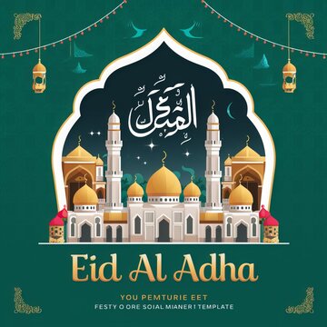 Eid Mubarak Eid ul Fitr Eid ul Adha Religious holiday Creative idea and Concept Design