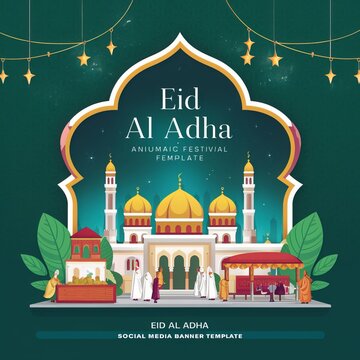 Eid Mubarak Eid ul Fitr Eid ul Adha Religious holiday Creative idea and Concept Design