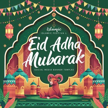Eid Mubarak Eid ul Fitr Eid ul Adha Religious holiday Creative idea and Concept Design