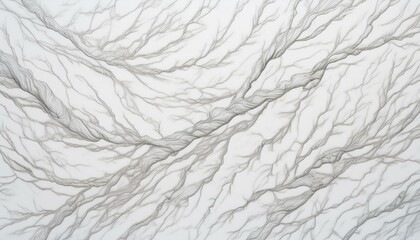 Wall Mural - A minimalist white marble texture with subtle gray veins running through it