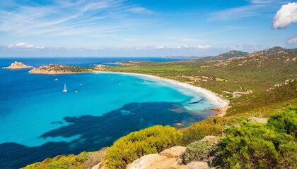 Wall Mural - beautiful coast at santa teresa gallura north sardinia italy