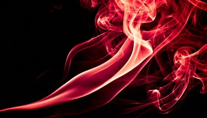 Wall Mural - red smoke abstract background red flames
