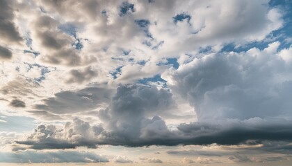 Wall Mural - dramatic sky with stormy clouds