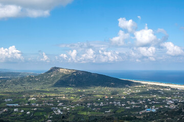 Poster - Ausblick vom Hügel Filerimos, Rhodos