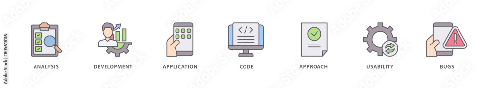 Testing Sample Breakdown Icon Software testing icon packs for your design digital and printing of ...
