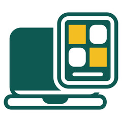 Software duotone icon