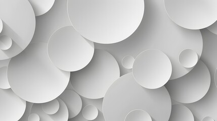 Elegant Gray Circular Abstract Background for Presentation or Web Design