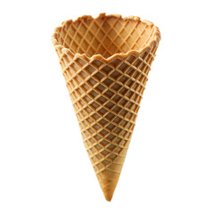 Waffle cone for ice cream ready to be filled