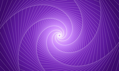 Wall Mural - Vector Abstract Outline Geometric With Purple Gradient Background