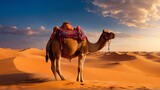 Fototapeta  - camel in the desert