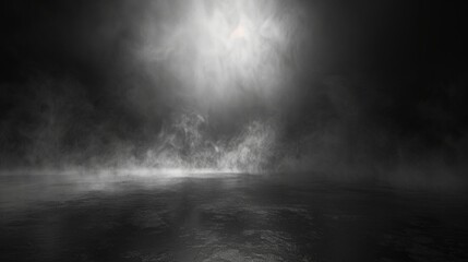 Smoke black ground fog cloud floor mist background steam dust dark white horror overlay. Ground smoke haze night black water atmosphere 3d magic spooky smog texture isolated transparent effect circle