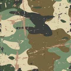 seamless pattern with camouflage