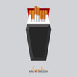 May 31st World No Tobacco Day concept design. No Smoking Day poster. Quit smoking for awareness banner. Stop smoking concept.  