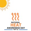 National Heat Awareness Day. banners, posters, social media banner and more. May 31