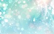 A light blue background softly infused with bokeh effects and delicate white sparkles on one side, creating an enchanting and dreamy ambiance