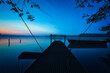 See im Abendrot - Boot - Sonnenuntergang - See - Wasser - Sunset - Sunrise - Colorful - Clouds - Sky - Sundown - Sun - Reed - Wünsdorf - Zossen - Brandenburg - Deutschland - High quality photo
