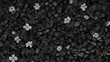Dark Stones and Flowers. Dark featuring captivating stones and delicate flowers in shades of background. dark color stones and white flower background image for any kind of graphic, copy space