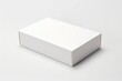 © OGGYA - postal white cardboard box on white background for mockup
