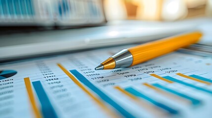 Poster - analytical financial dashboard