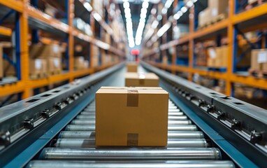 Poster - Demonstrating efficient supply chain operations through improved productivity, real-time tracking of shipments, and timely parcel deliveries