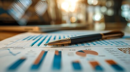 Poster - analytical financial dashboard