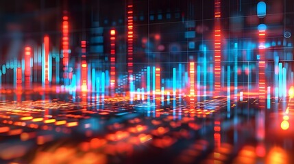 Aufkleber - analytical financial dashboard