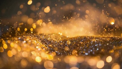 Poster - Golden sparkles