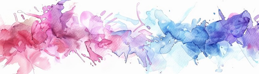 This cute creative cyber minimal charismatic watercolor painting captures an unconventional dance of abstract shapes