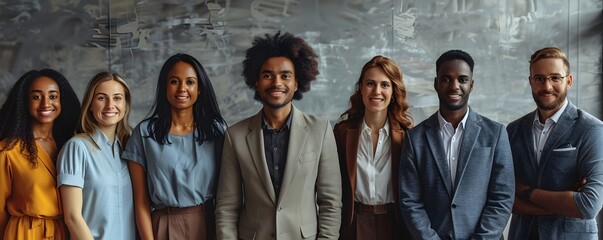 Poster - Diverse corporate team engaged in training session on diversity and inclusion focused on creating an equitable and inclusive work environment for all