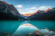 © Gunter - Beautiful nature of Lake Louise in Banff National Park at sunrise, Canada