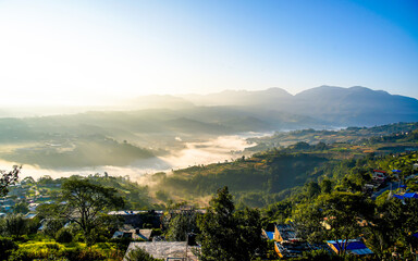 view from the top of mountain