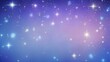 Glittering Blue and Purple gradient background with hologram effect and magic lights. fantasy backdrop with fairy sparkles, gold stars, and festive blurs