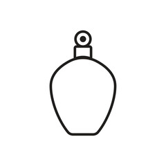 Poster - perfume bottle icon logo