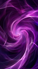Poster - abstract purple background with a bright purple swirl