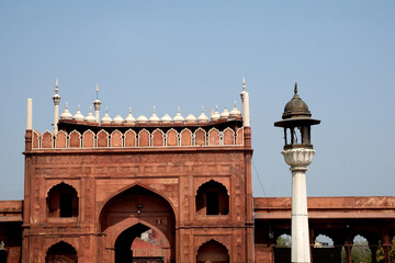 Delhi, India: Jama Masjid. It`s the largest mosque in India and one of the largest in the Islamic world.